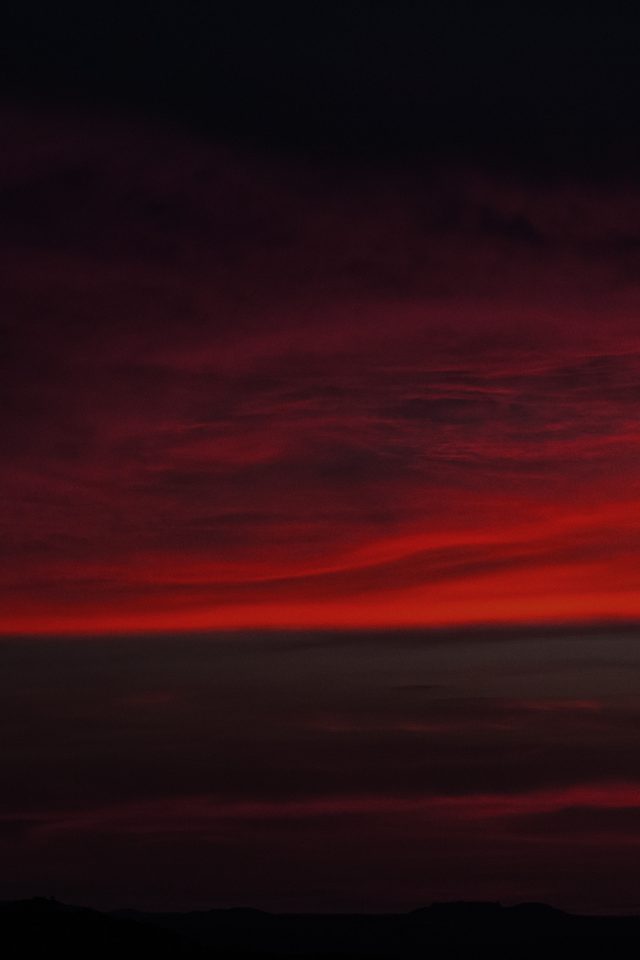 Lotus Carroll Red Sky Was Falling Cloud Nature Iphone - HD Wallpaper 