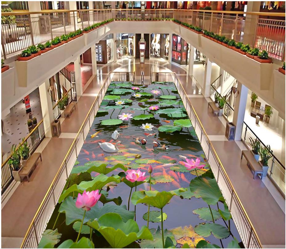 Painting Of Shopping Malls - HD Wallpaper 