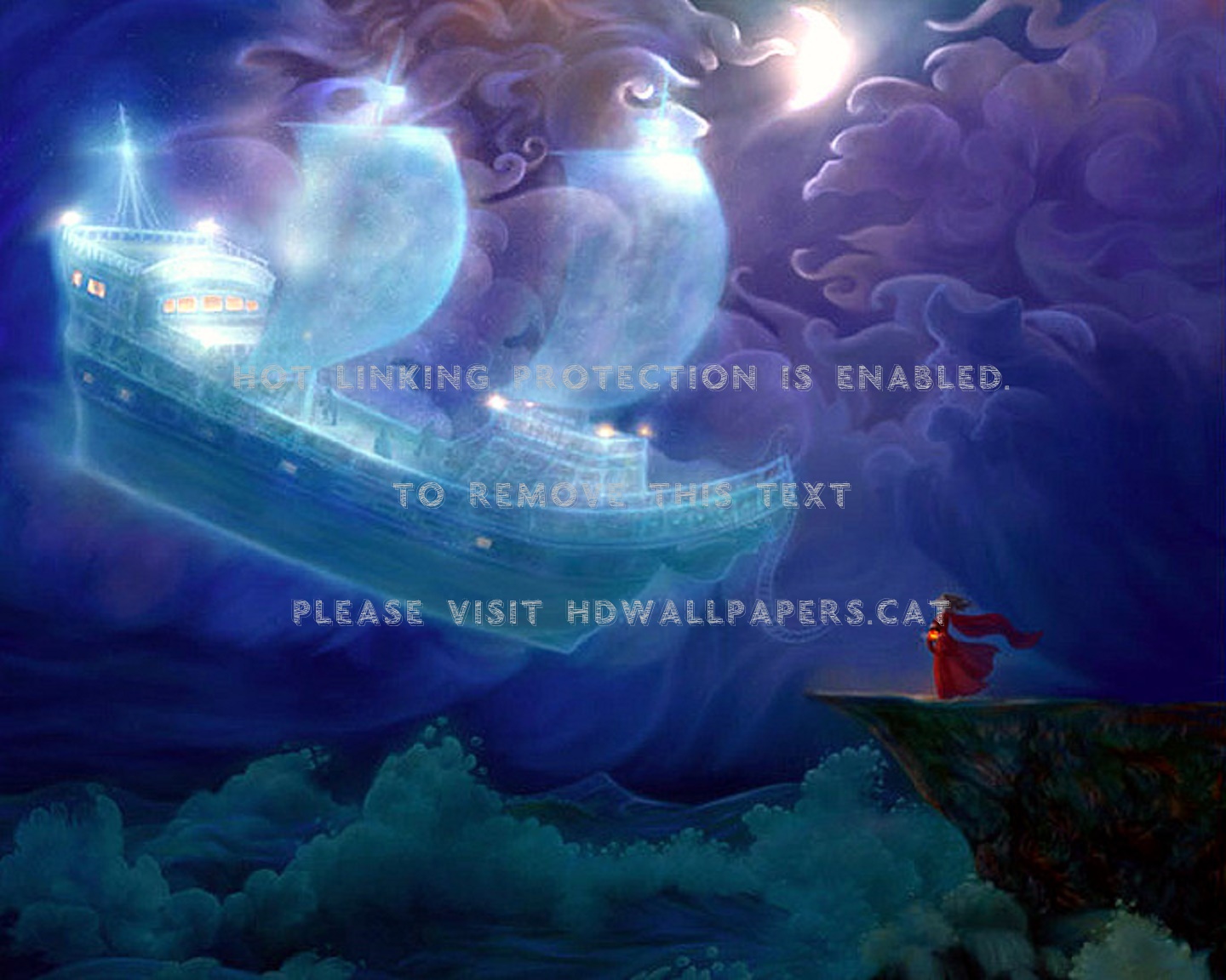 Ghost Ship Digital Art Paintings Love Four - Painting - HD Wallpaper 