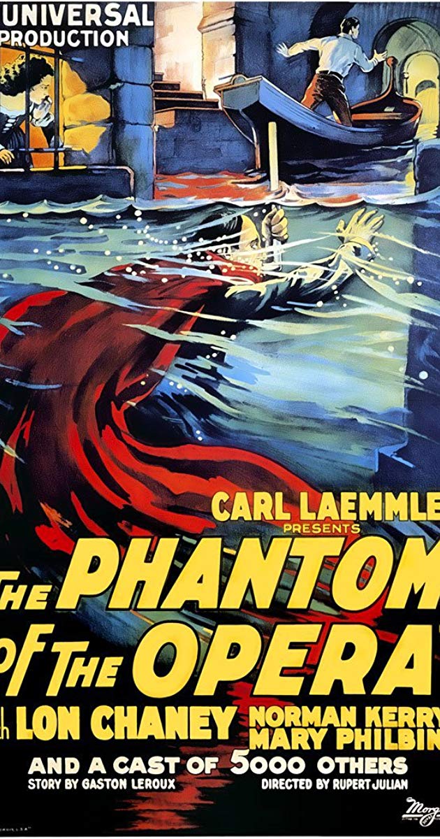 Phantom Of The Opera 1925 Poster - 630x1200 Wallpaper - teahub.io