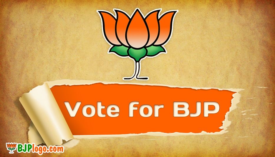 Vote For Bjp Background - HD Wallpaper 