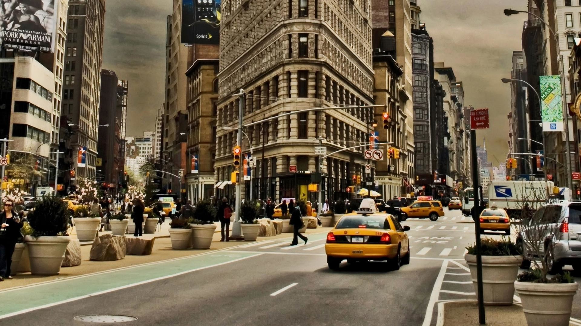 Download New York Wallpaper 1080p Gallery 
 Data-src - New York Street Hd - HD Wallpaper 