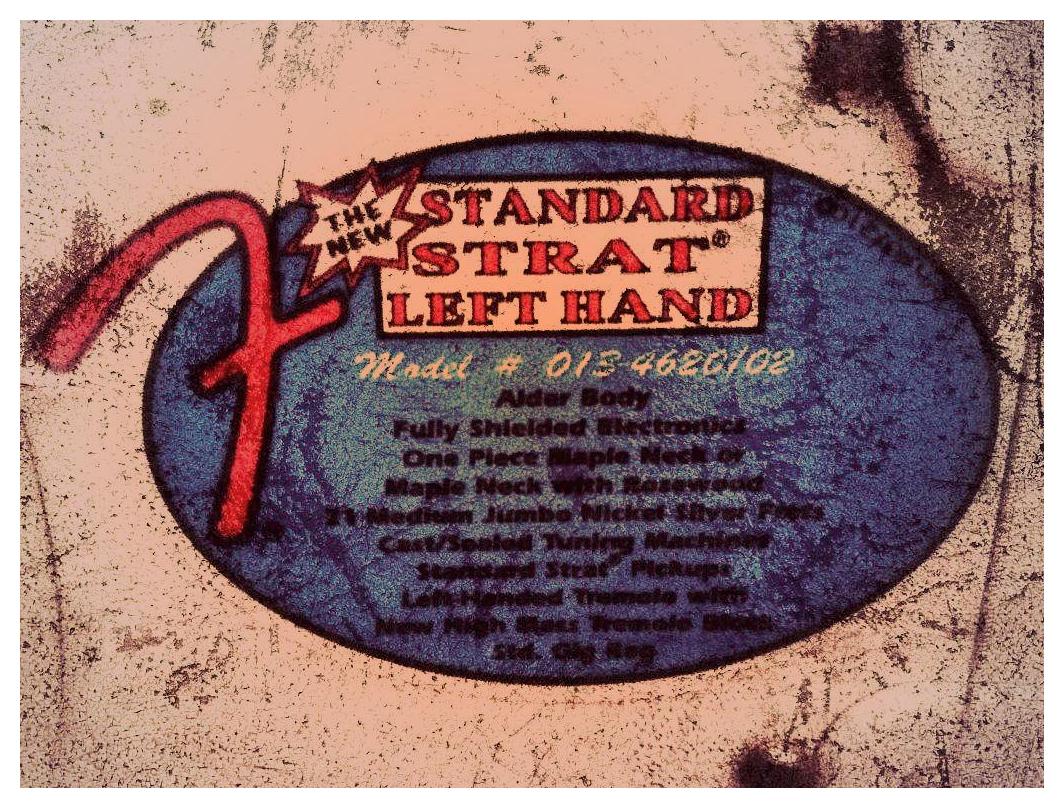 Vintage Standard Stratocaster - Poster - HD Wallpaper 