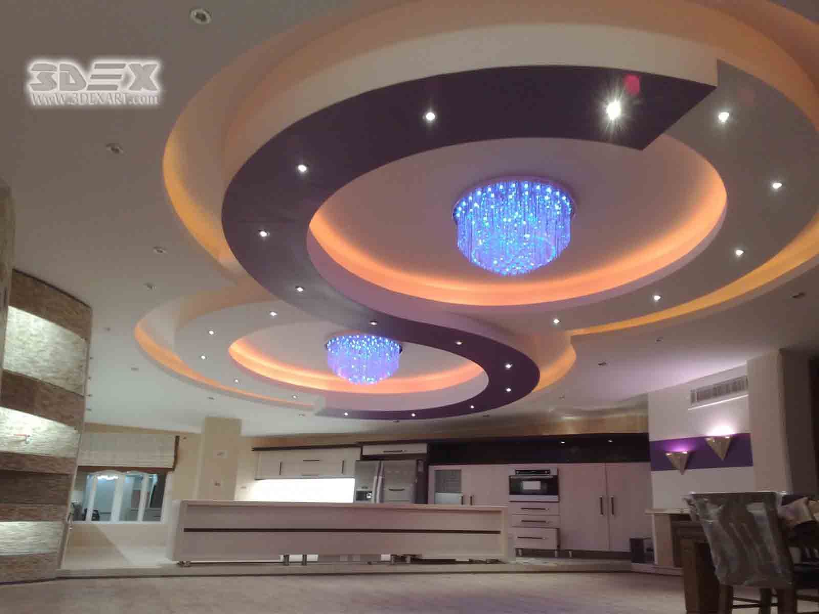 Latest False Ceiling Design For Bedroom - Modern Ceiling Design For Hall - HD Wallpaper 