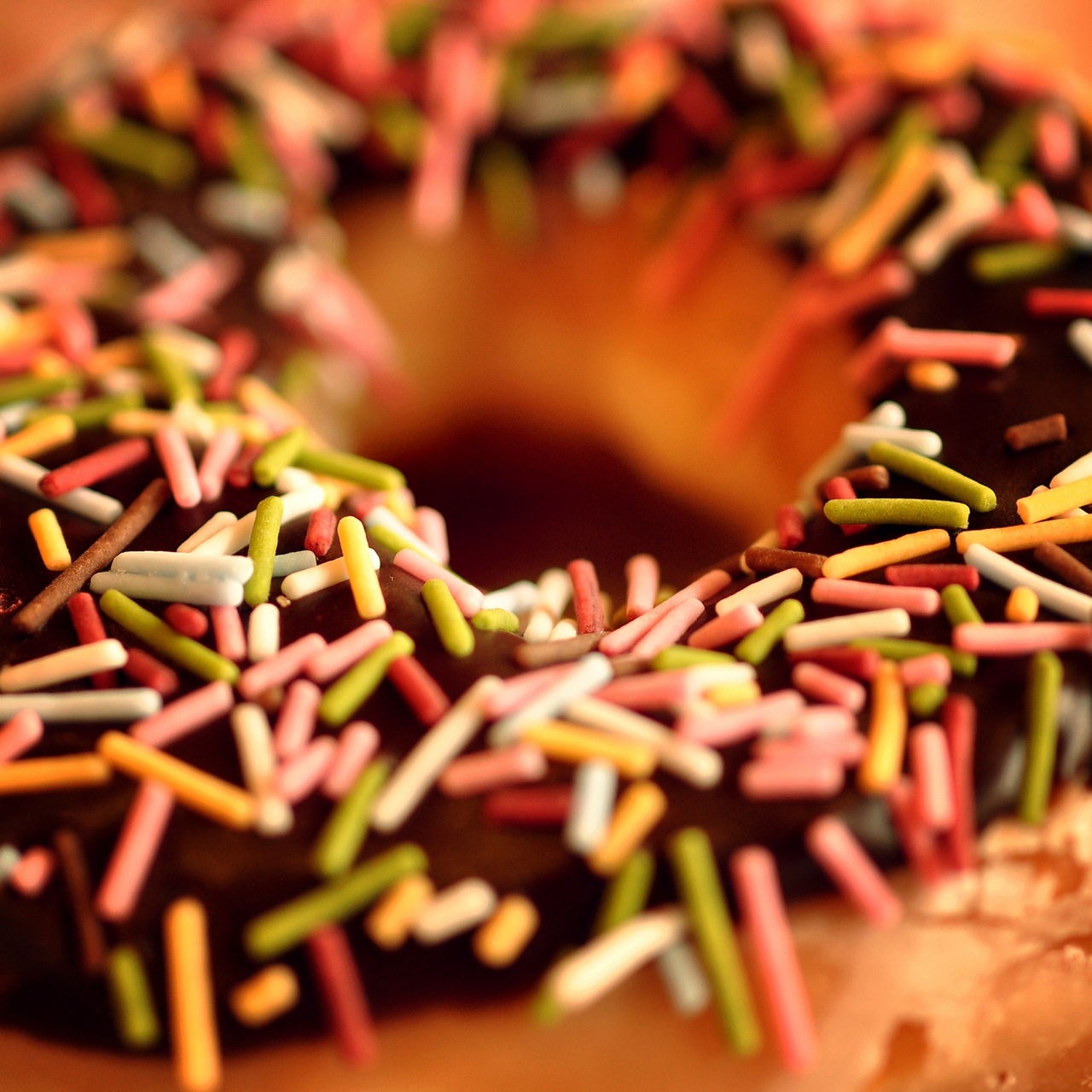 Wallpaper Donut, Sweet, Chocolate, Caramel, Color, - Colorful Chocolate - HD Wallpaper 
