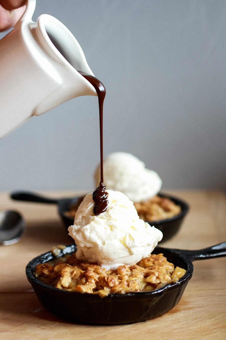 Ice Cream Chocolate Foodphoto Tasty - Cobbler - HD Wallpaper 