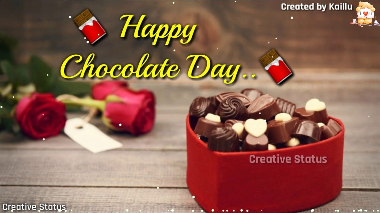 Romantic Happy Chocolate Day - HD Wallpaper 