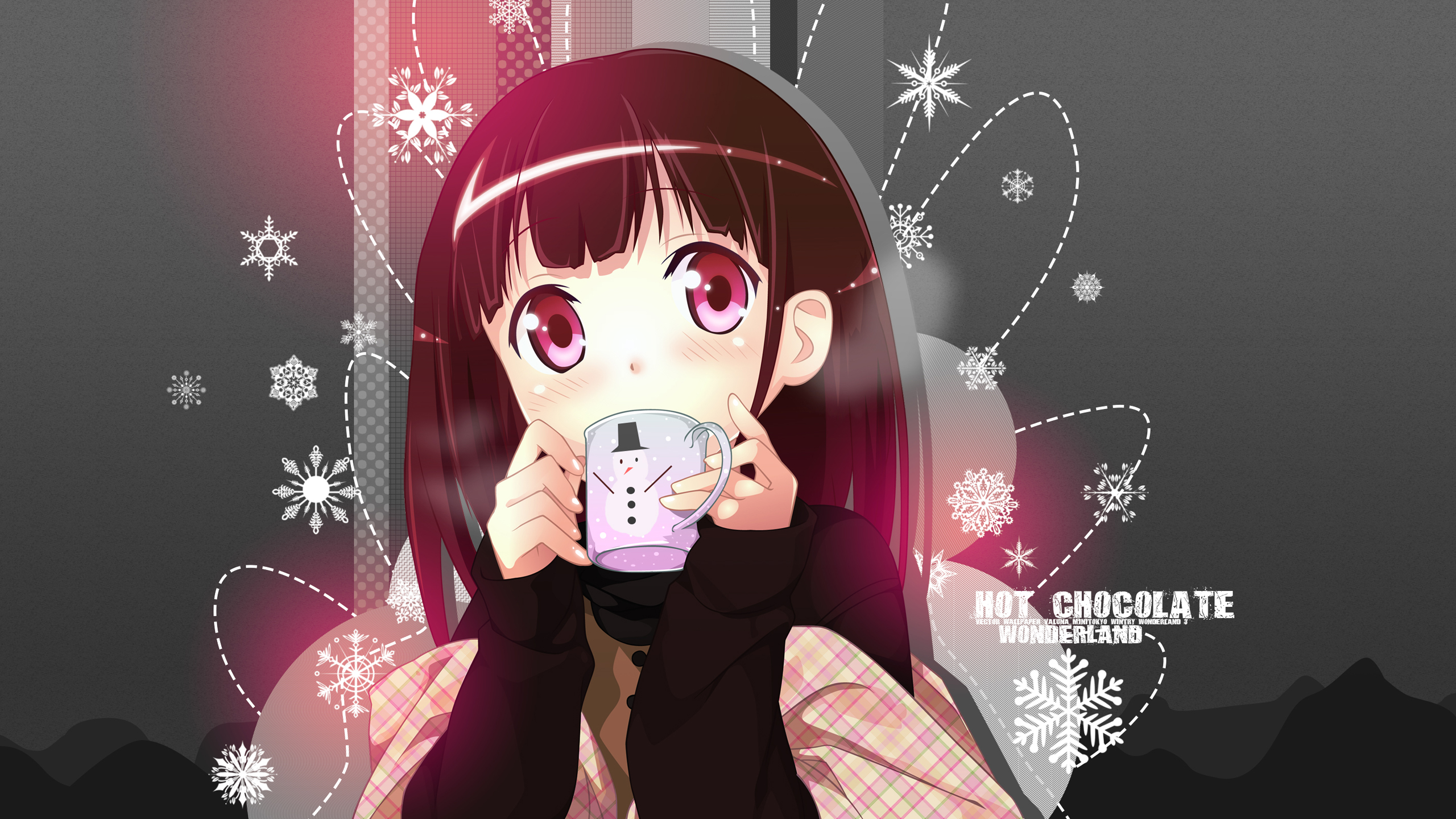 Kantoku, Minitokyo, Contest Entry, Contest Winner, - Anime Girl Drinking Chocolate - HD Wallpaper 