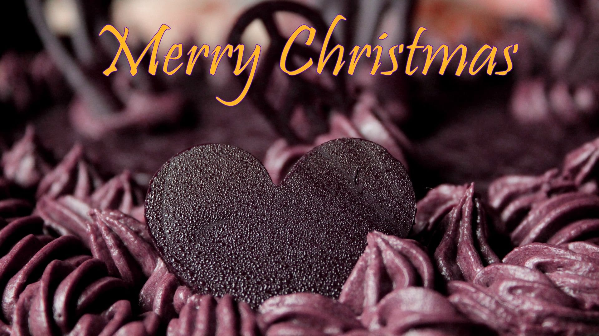 Love Wallpaper Merry Christmas - HD Wallpaper 