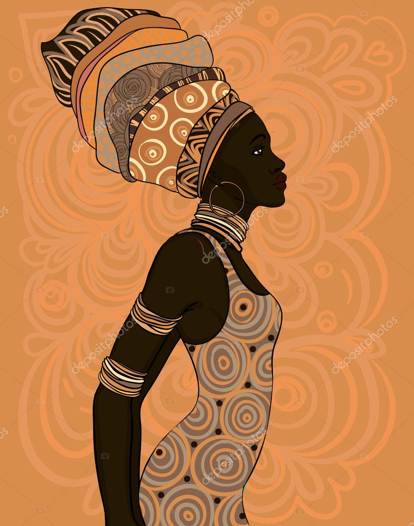 African Black Woman Cartoon - 804x1023 Wallpaper 