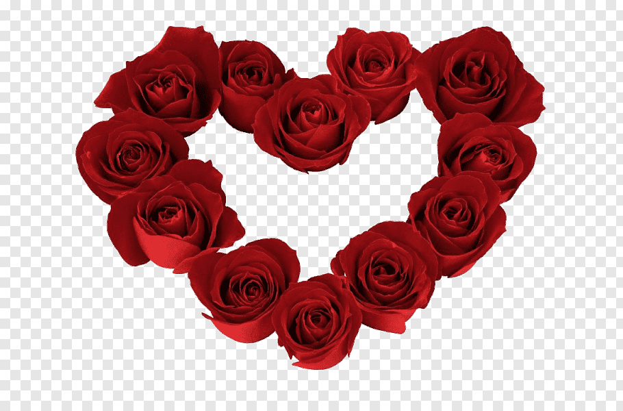 Valentines Day Heart, Rose, Desktop Wallpaper, Garden - Heart Roses - HD Wallpaper 