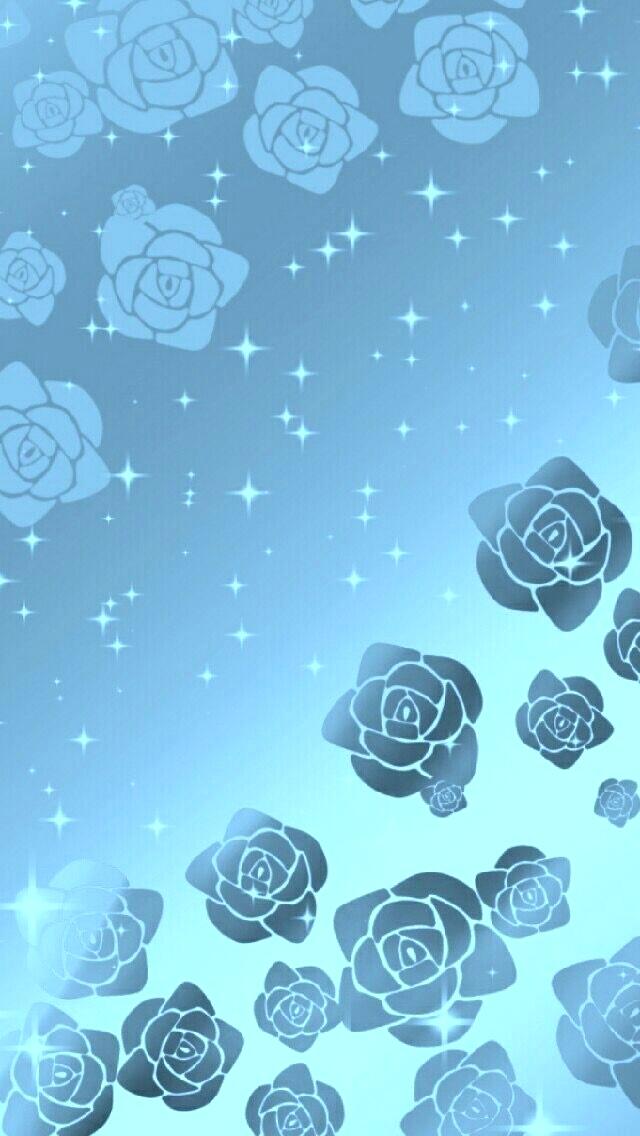 Turquoise Wallpaper Flowers Rose Flowers On Cool Blue - HD Wallpaper 
