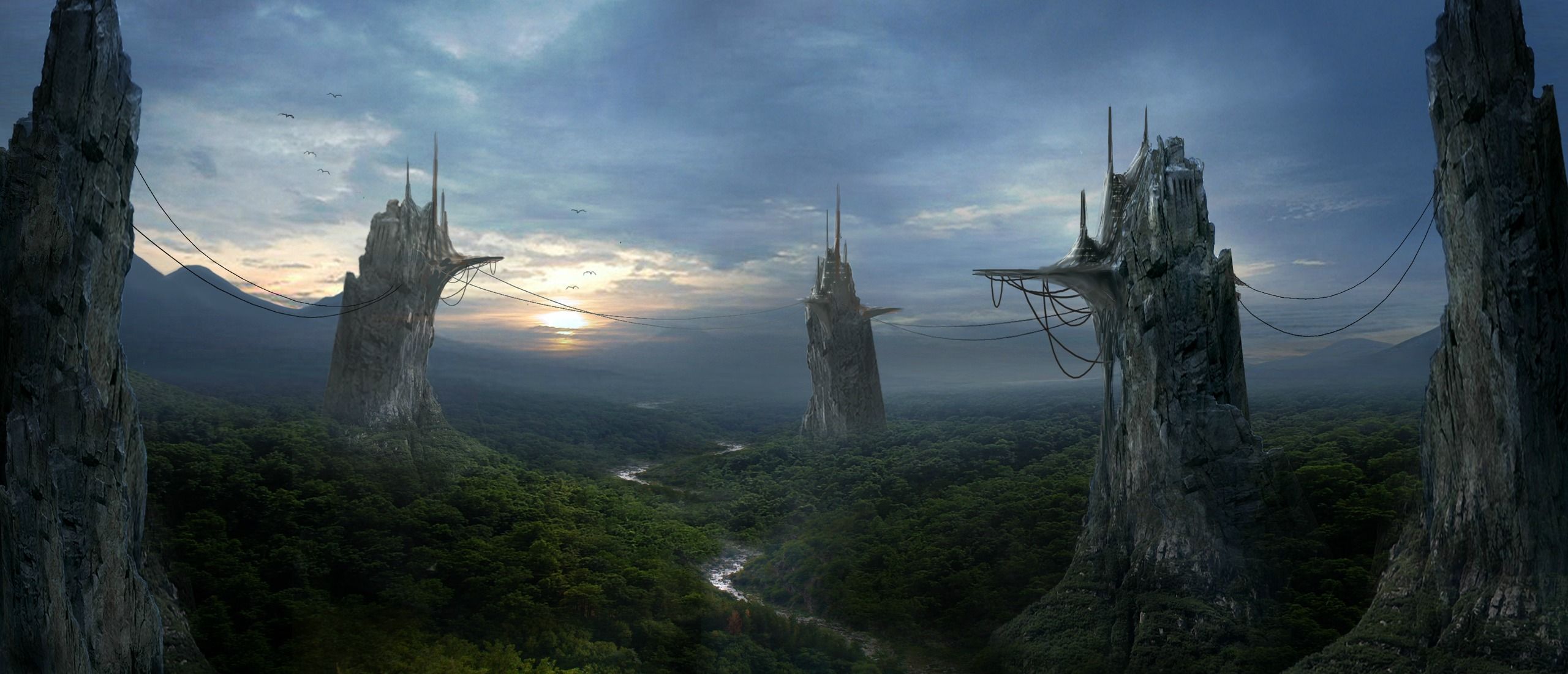 Fantasy Castle Desktop Backgrounds - HD Wallpaper 