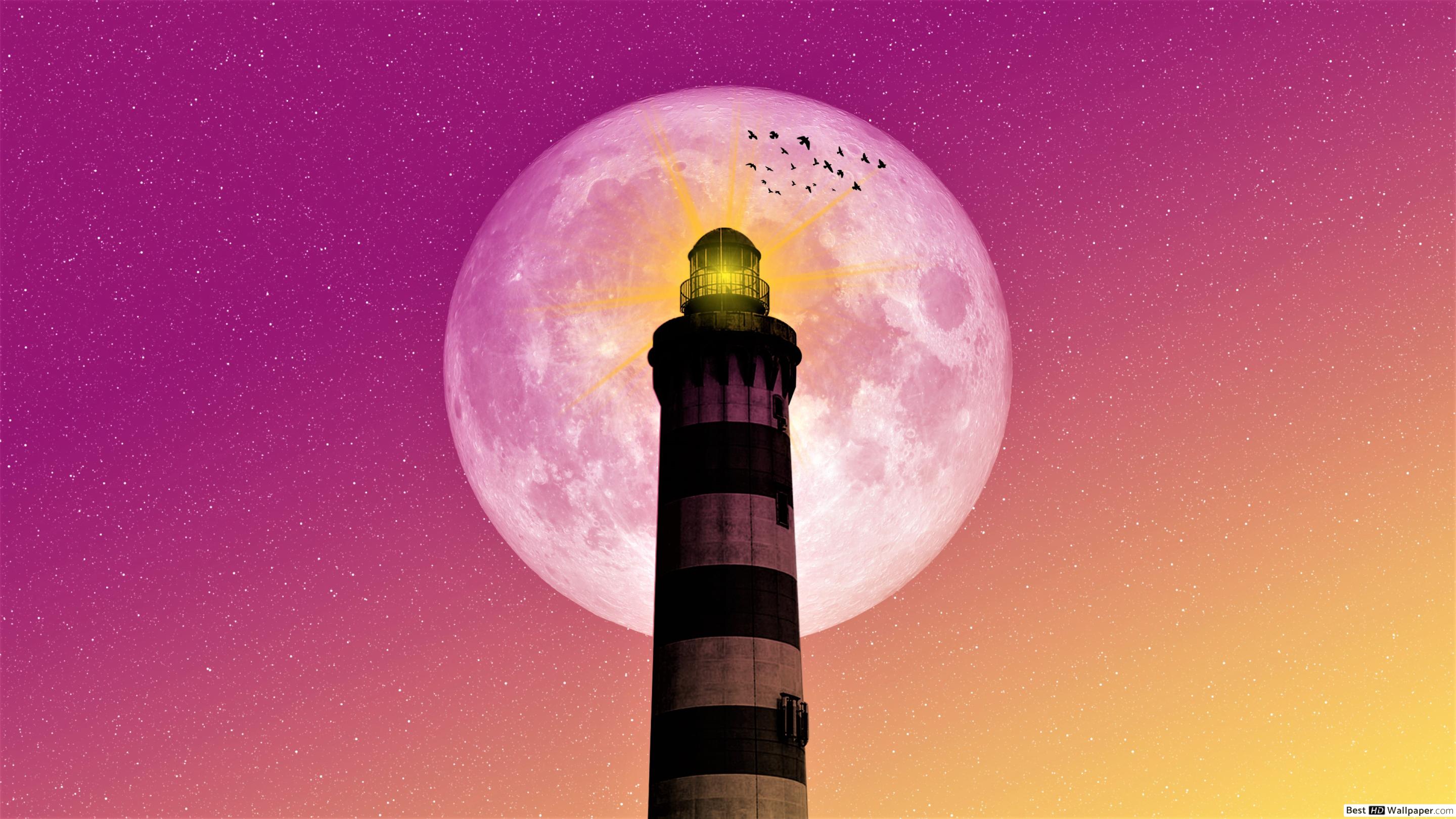 Lighthouse Minimalist - 2880x1620 Wallpaper - teahub.io