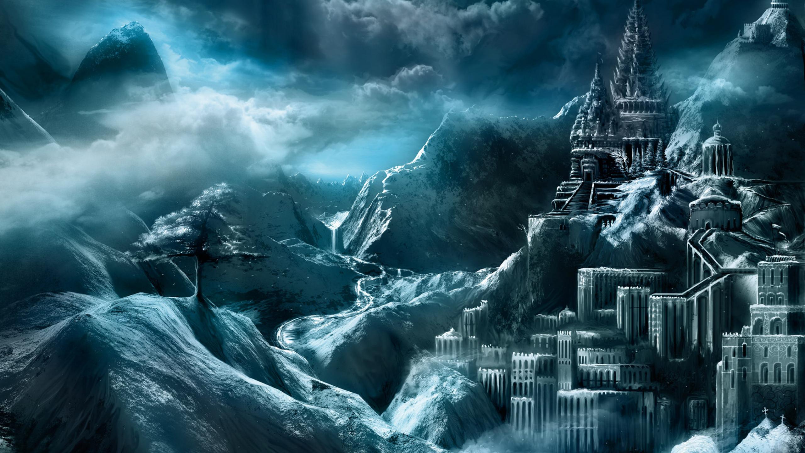 Snow Castle - HD Wallpaper 