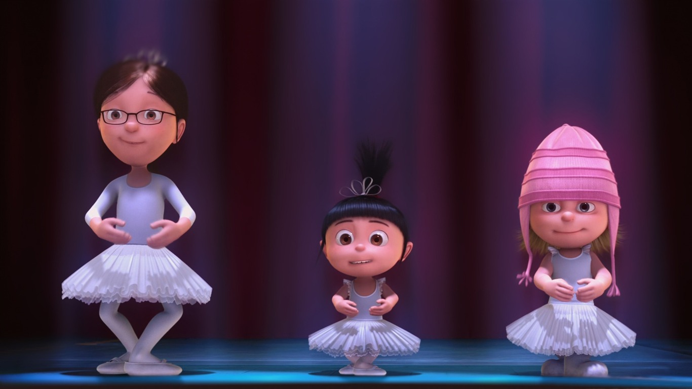 Despicable Me Ballet-cartoon Hd Wallpaper2013 - Agnes Despicable Me Ballerina - HD Wallpaper 