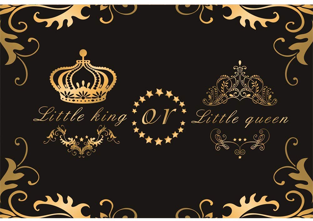 Black Background Gold King Queen Crown - 1001x706 Wallpaper 