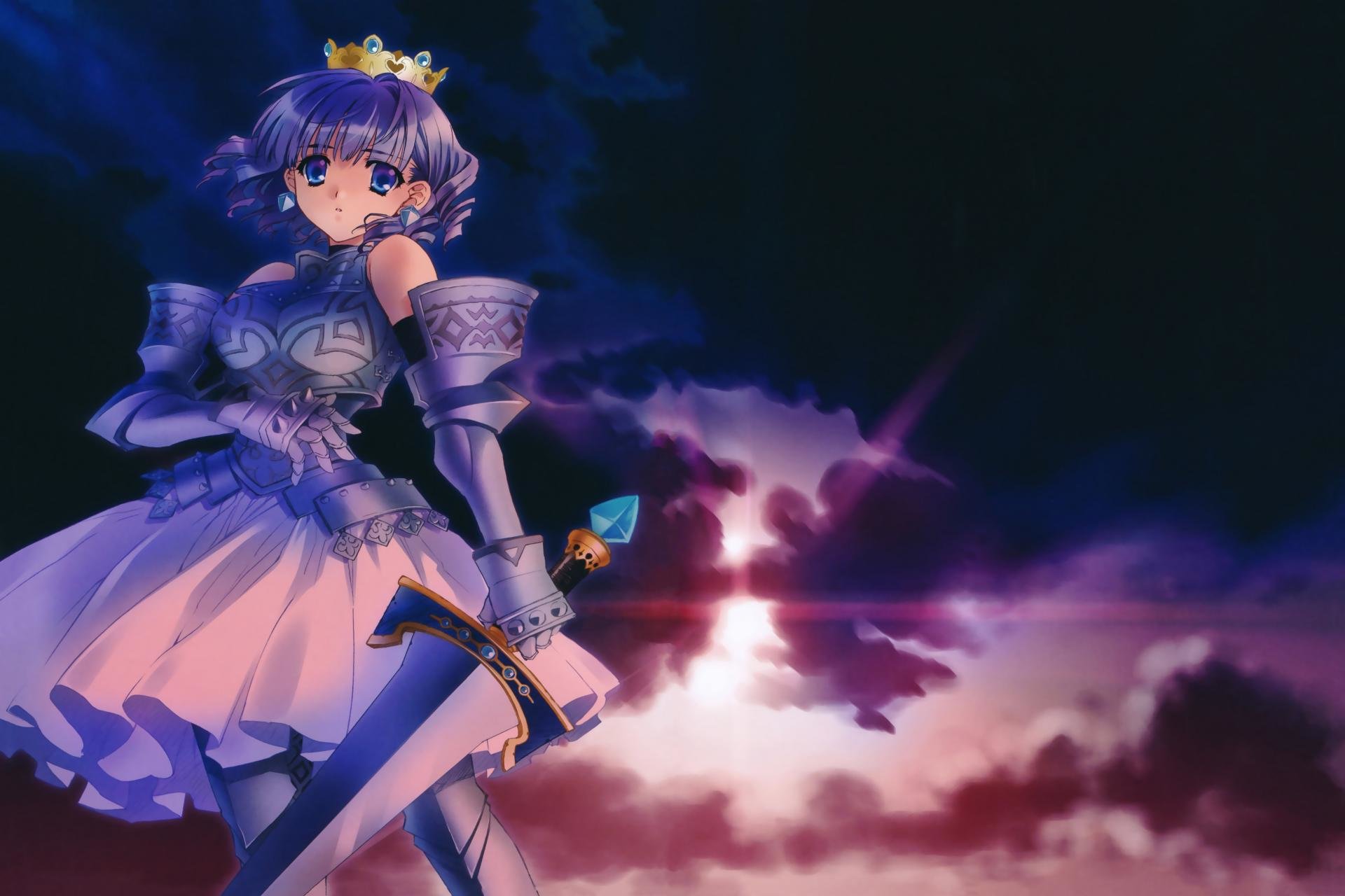 Best Princess Crown Wallpaper Id - Anime Princess Armor - HD Wallpaper 