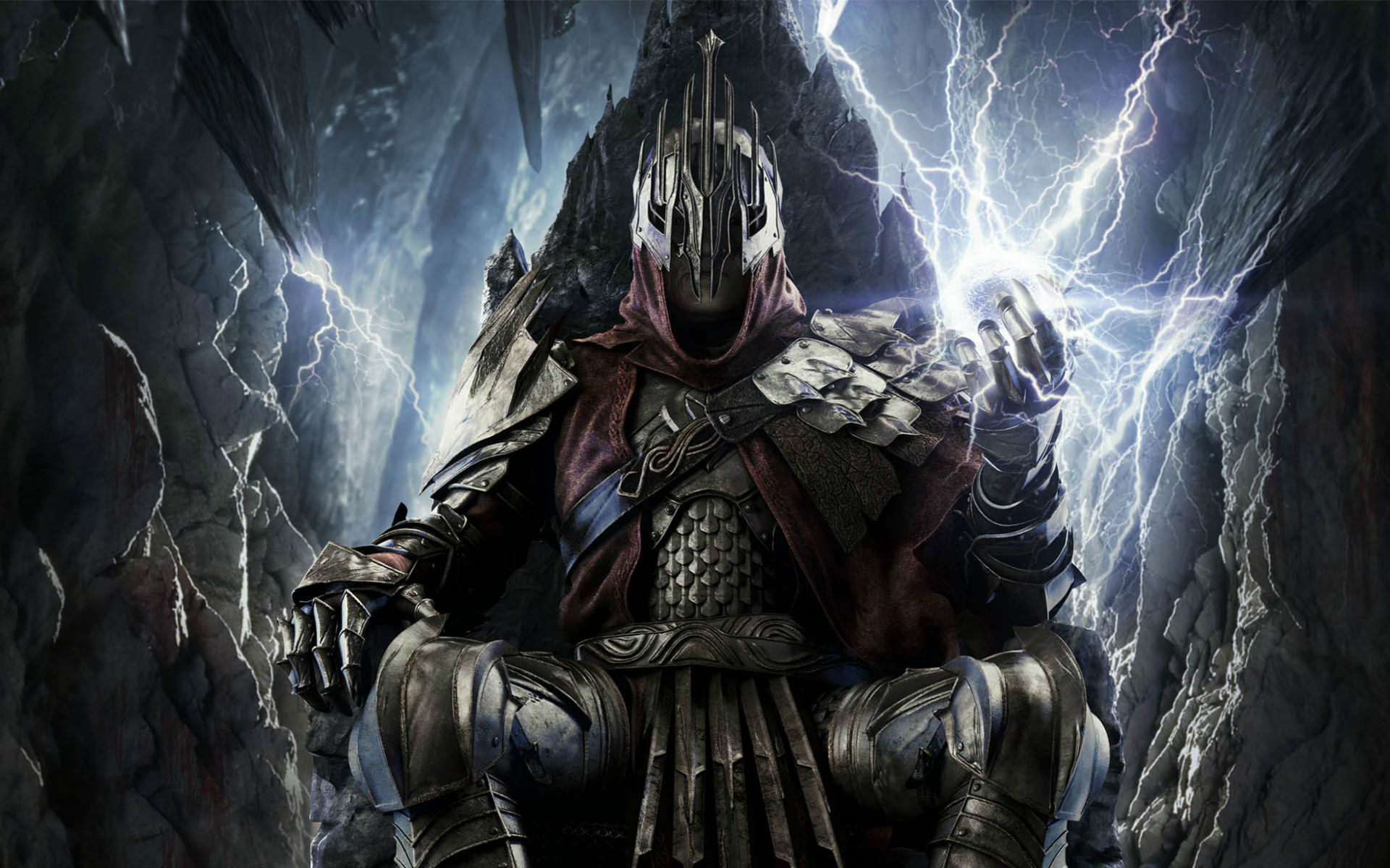 Warrior King Wallpapers Desktop 
 Data Src Large Crown - Dark Knight Lord Of The Rings - HD Wallpaper 