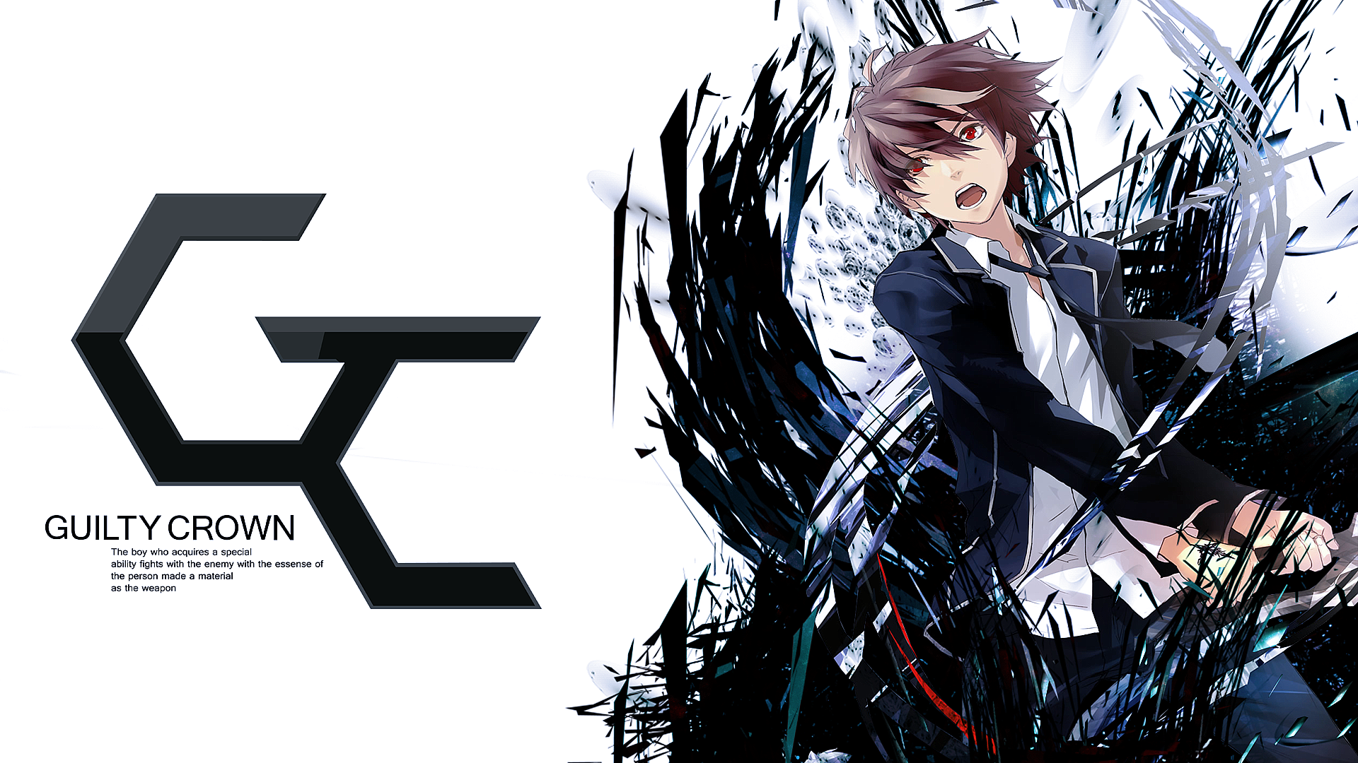 Anime Wallpaper Guilty Crown - HD Wallpaper 