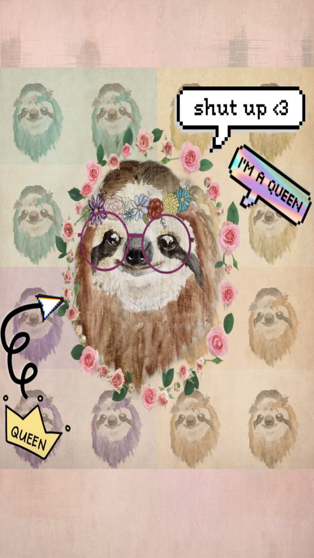 #tumblr #animals #wallpaper #queen #cute #princess - Illustration - HD Wallpaper 