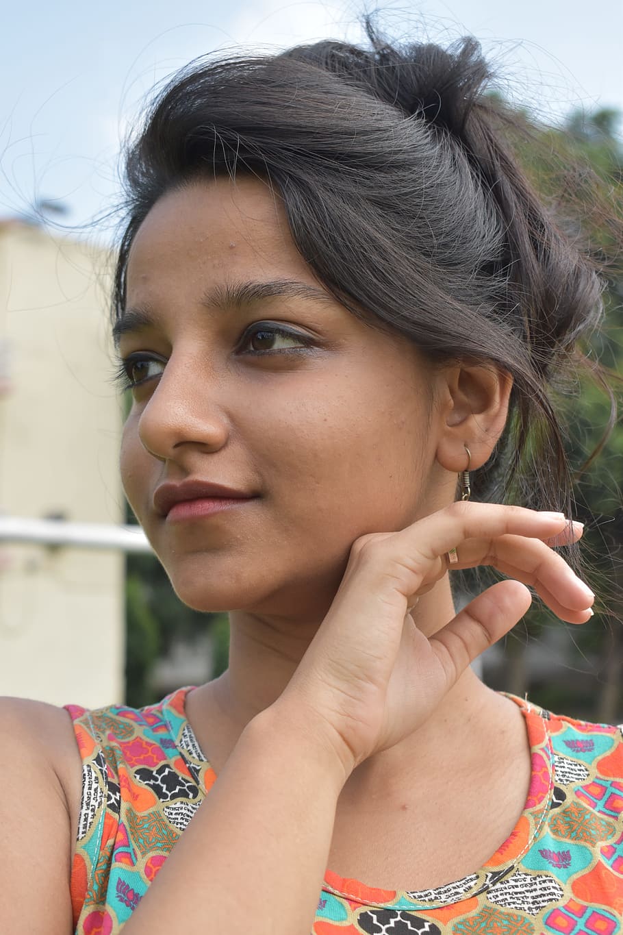 College Girl, Young, Smart, Pretty, Hairstyle, Indian, - HD Wallpaper 