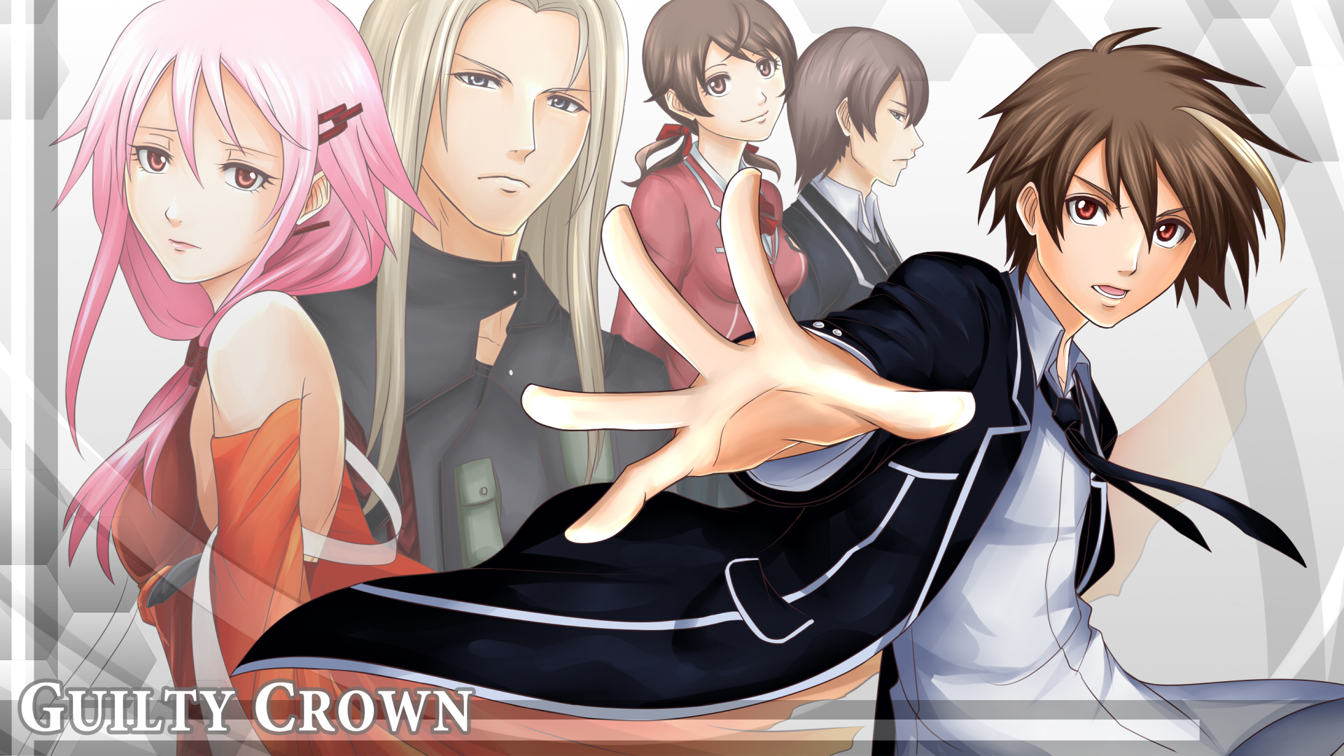 Guilty Crown Shu Hare - HD Wallpaper 