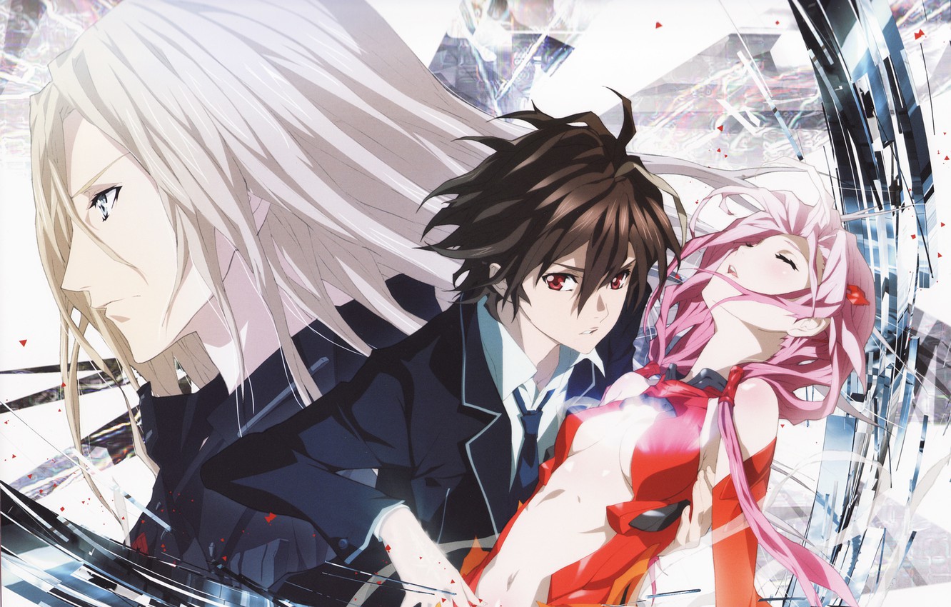 Photo Wallpaper Face, Magic, Art, Pink Hair, Shu Ouma, - Guilty Crown - HD Wallpaper 