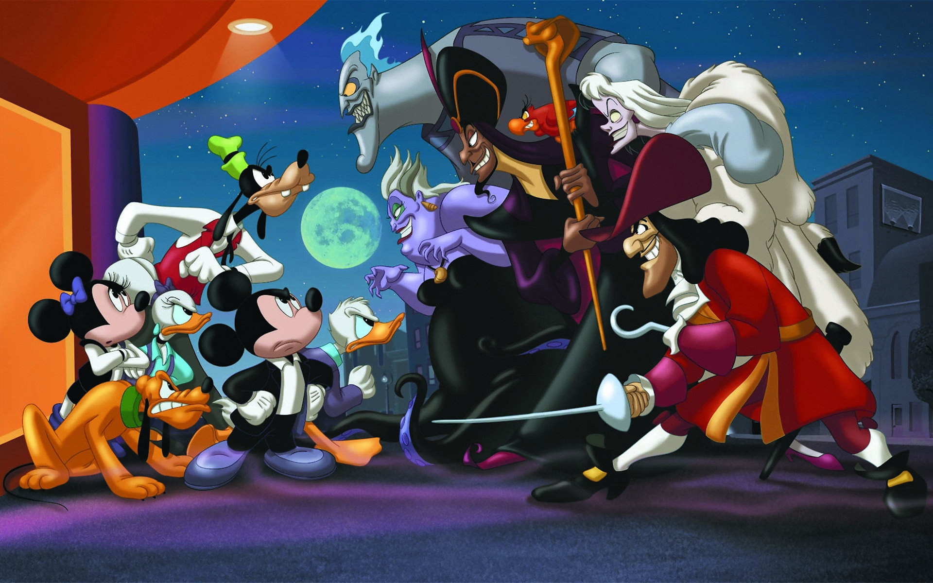 Good Vs Evil Disney - HD Wallpaper 