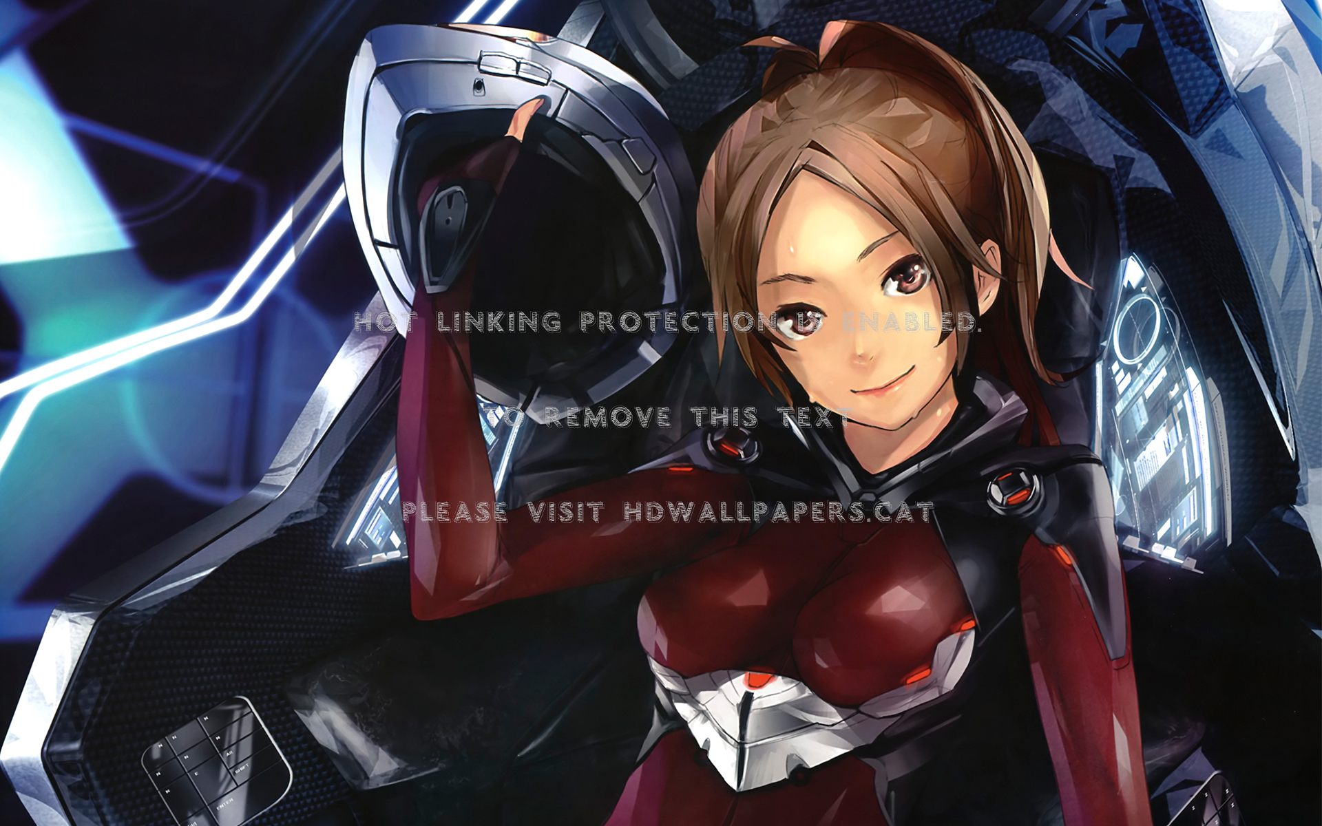 Guilty Crown Sweet Pretty Emotional Anime - Female Guilty Crown Pilot - HD Wallpaper 