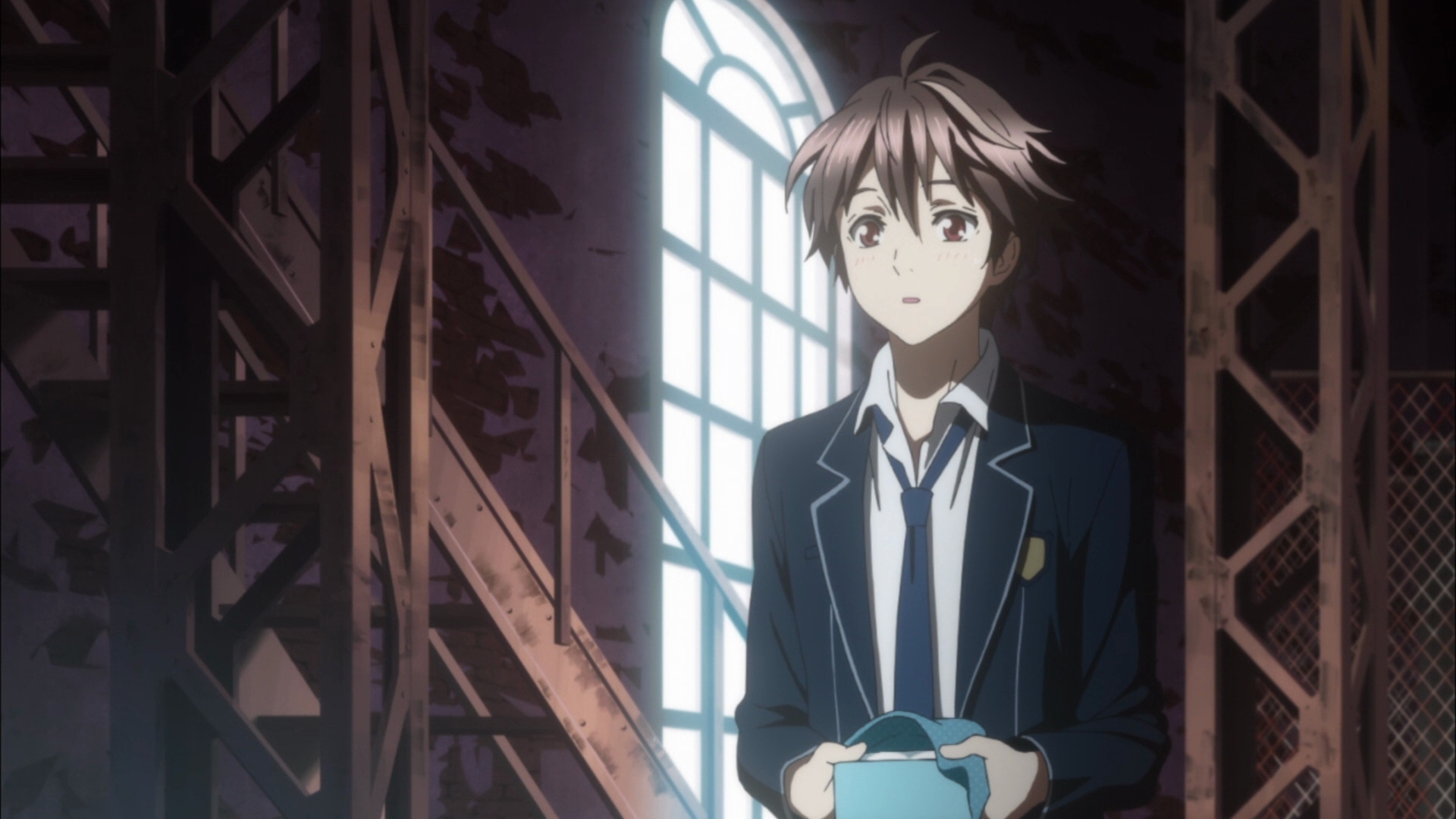 Brown Eyes Snapshot Anime Tv Series Guilty Crown Ouma - Shu Ouma Shu Guilty Crown - HD Wallpaper 