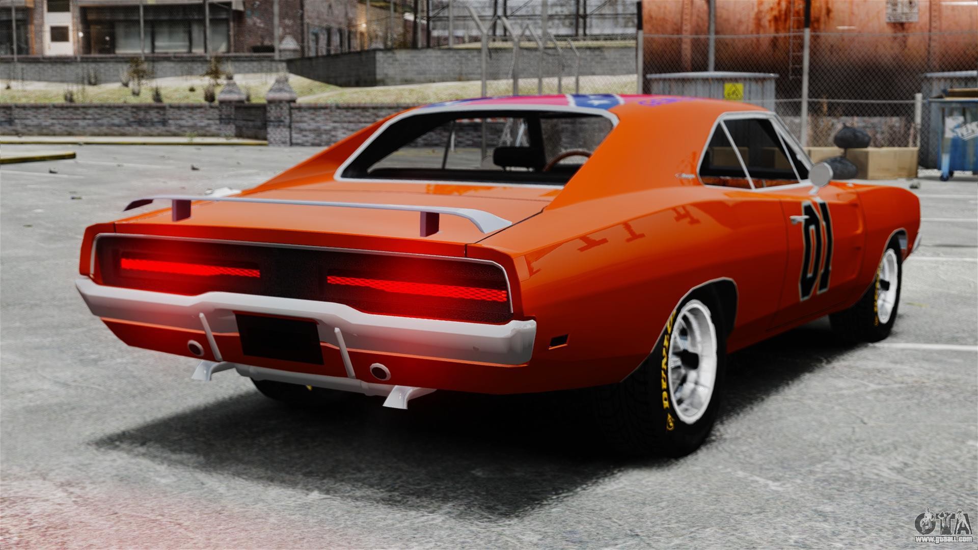 Dodge Charger 1969 General Lee V2 Fã¼r Gta 4 Hinten - Muscle Car - HD Wallpaper 