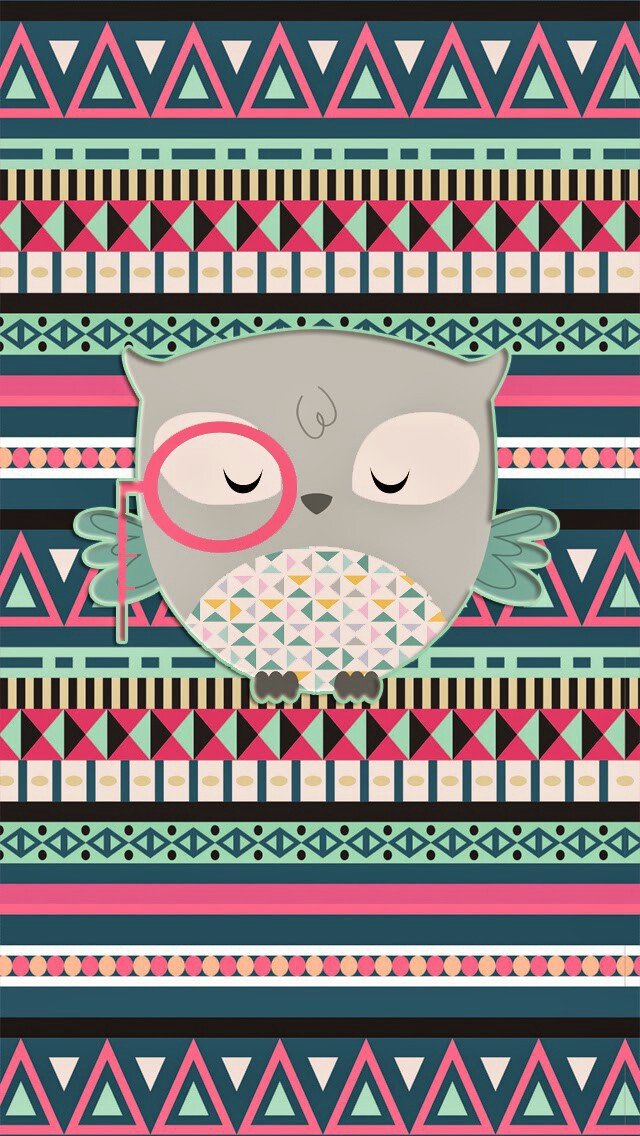 Owl, Wallpaper, And Background Image - Tribal Pattern Owl Background - HD Wallpaper 