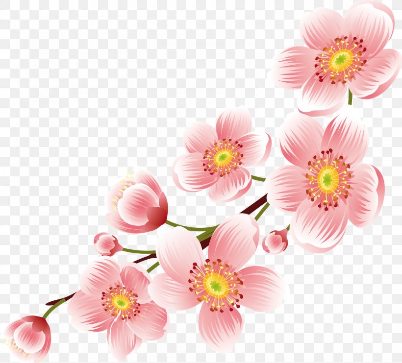 Flower Desktop Wallpaper Floral Design Clip Art, Png, - Background Cherry Blossom Design - HD Wallpaper 