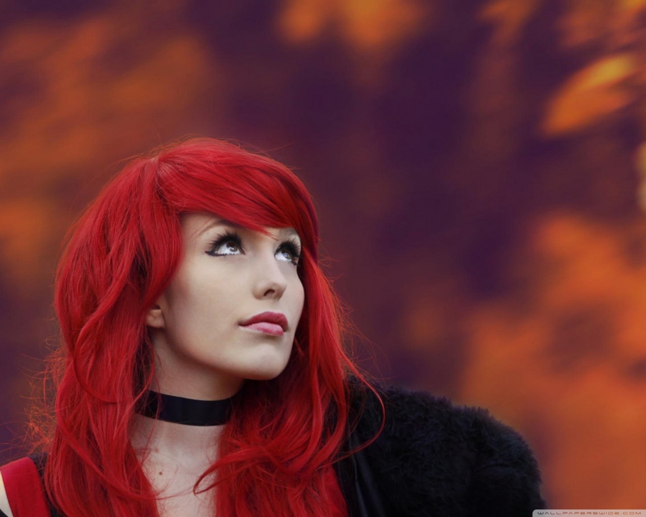 Sexy Redhead Headshot - HD Wallpaper 