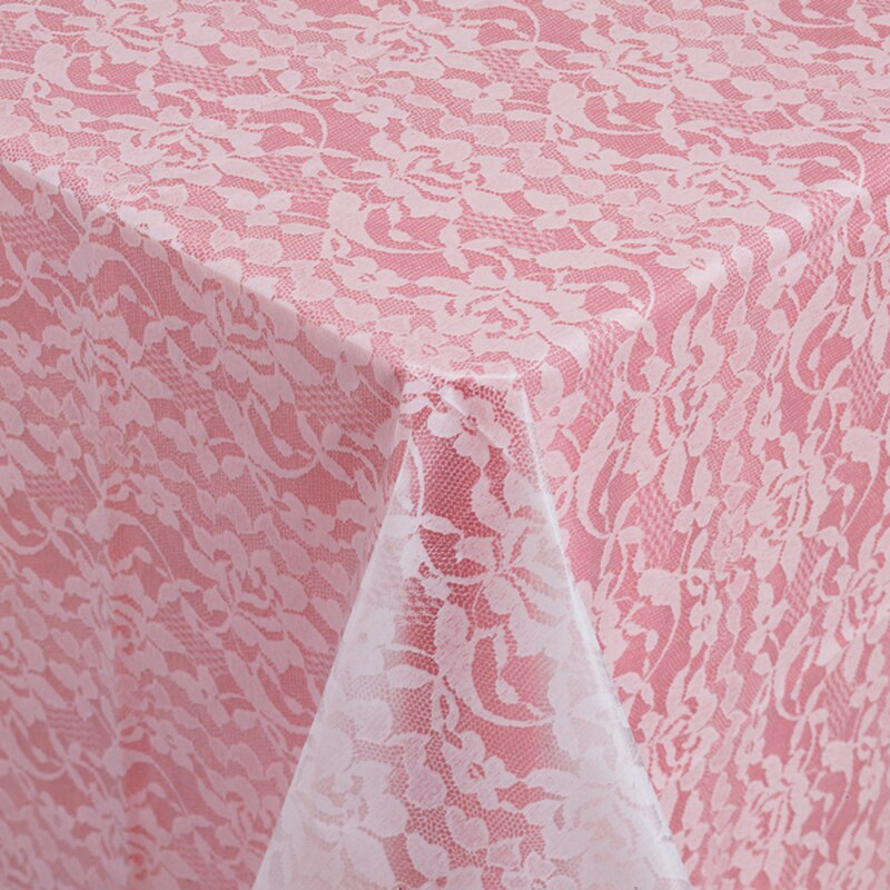 White Plastic Lace Tablecloth - HD Wallpaper 