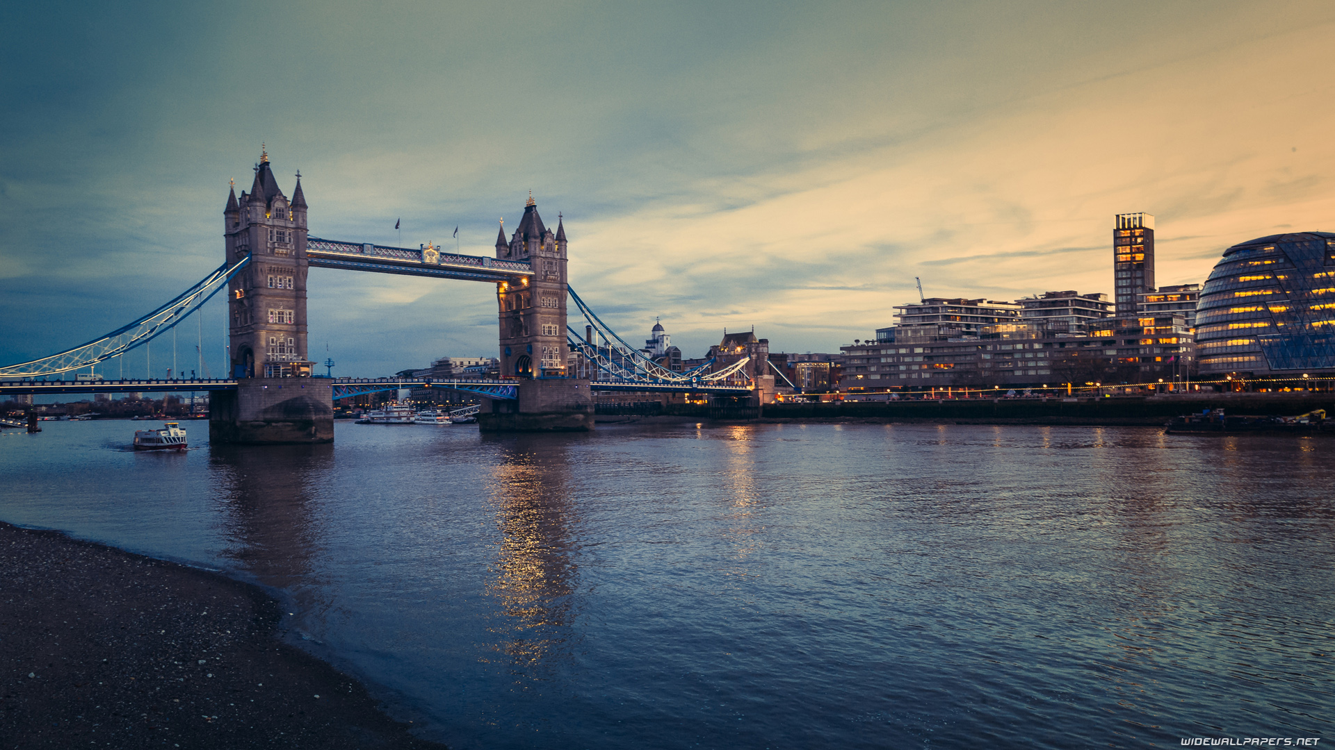 Tower Bridge - HD Wallpaper 