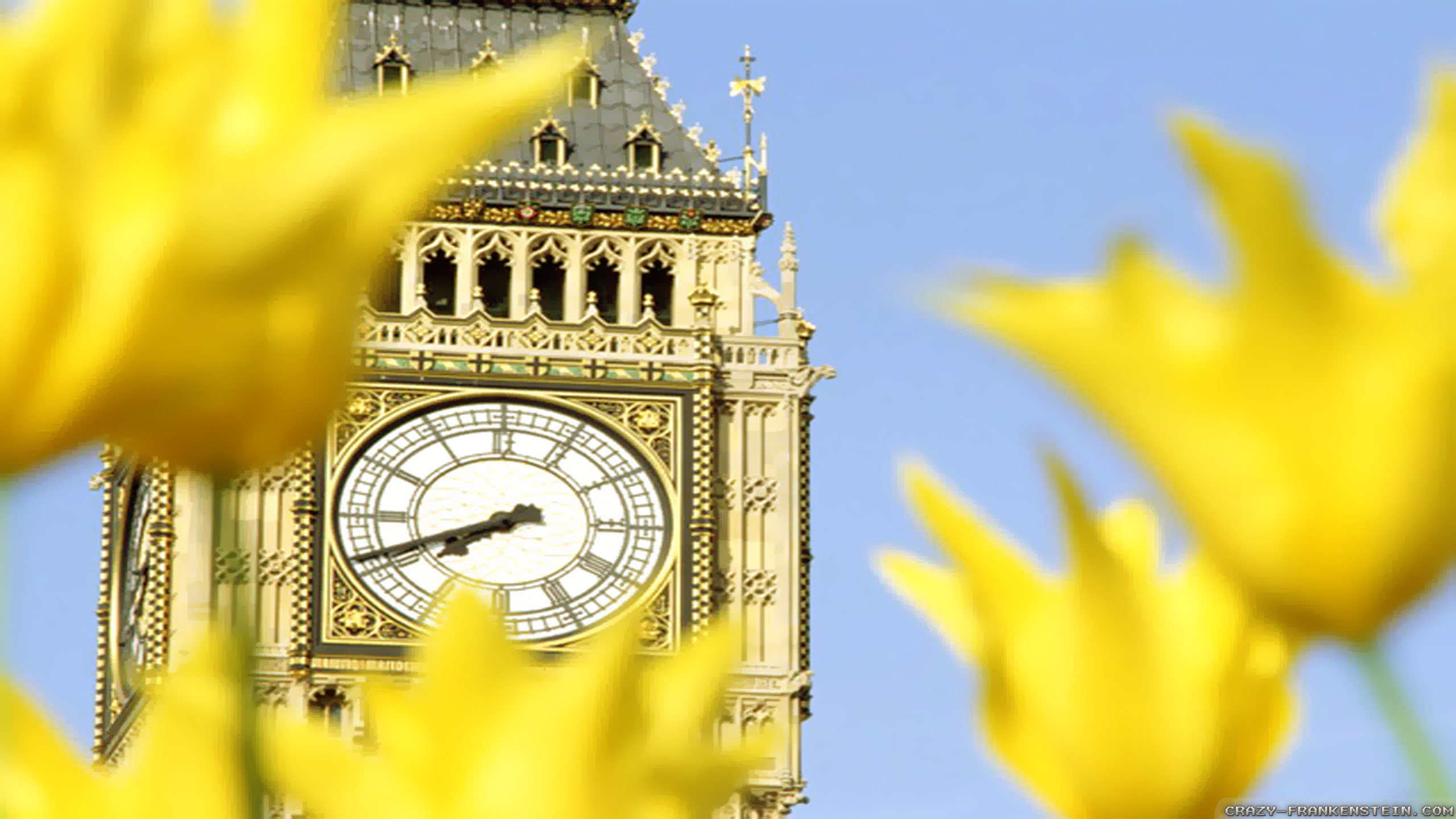 Spring London Big Ben - HD Wallpaper 