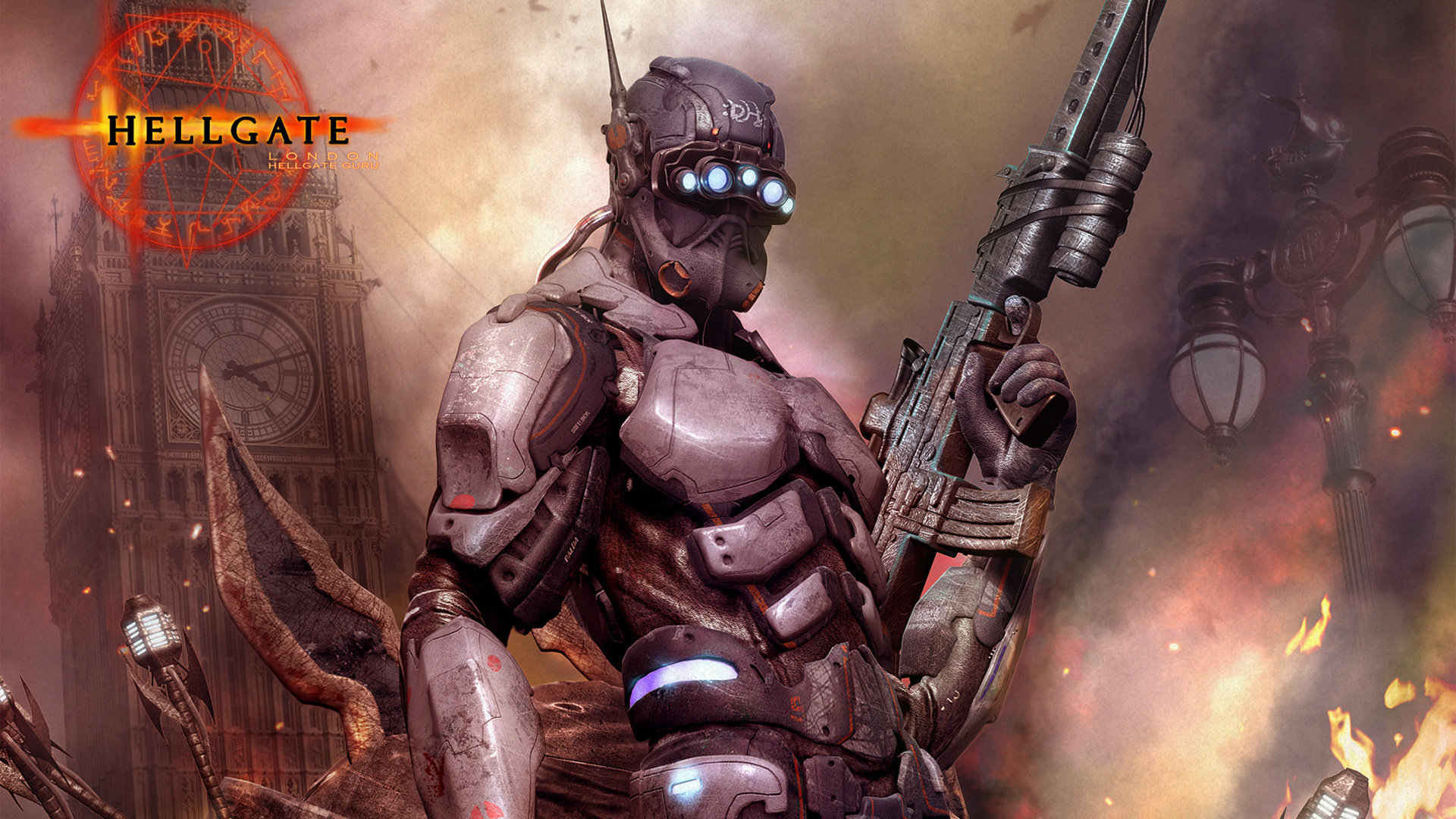 Download Hd 1080p Hellgate - Hellgate London Hunter - HD Wallpaper 