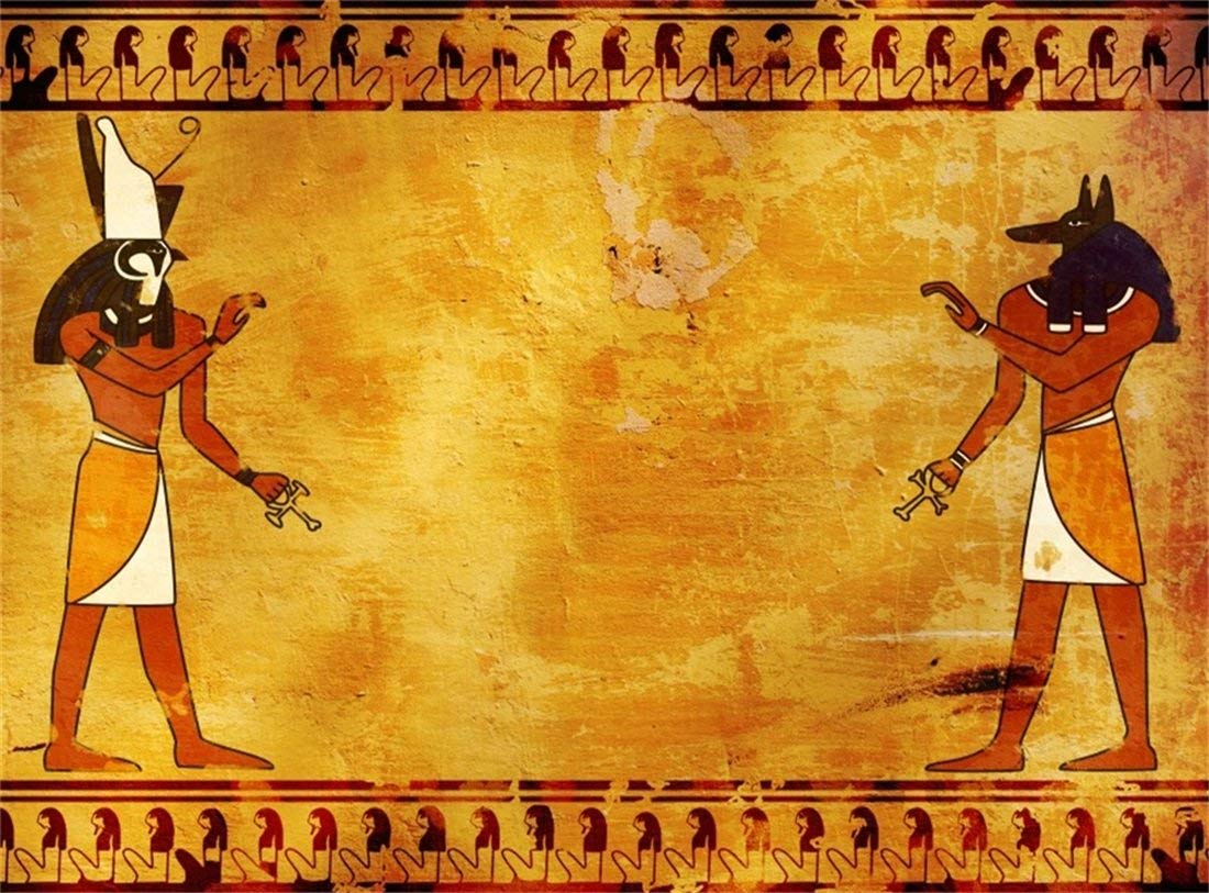 Egyptian God Background - HD Wallpaper 