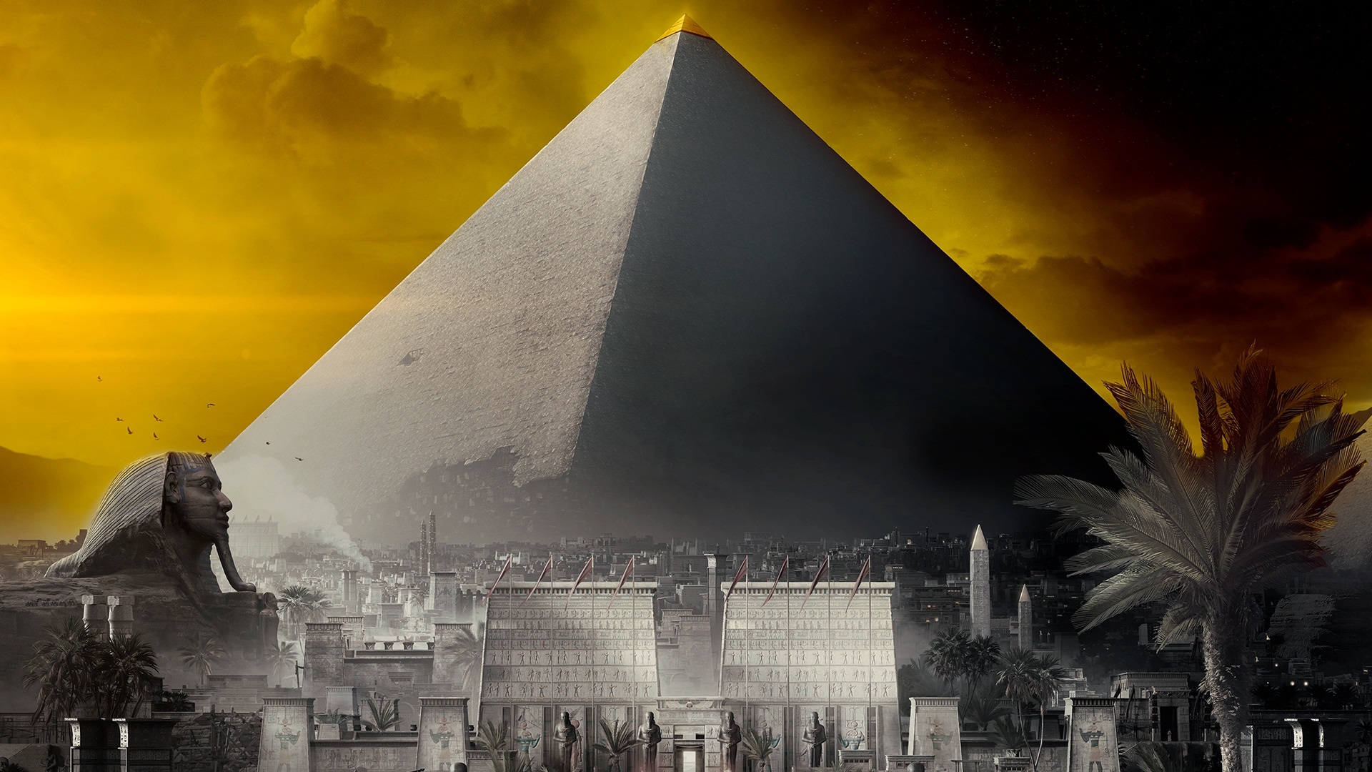 Wallpaper Assassin S Creed - Video Game Pyramid Of Giza - HD Wallpaper 