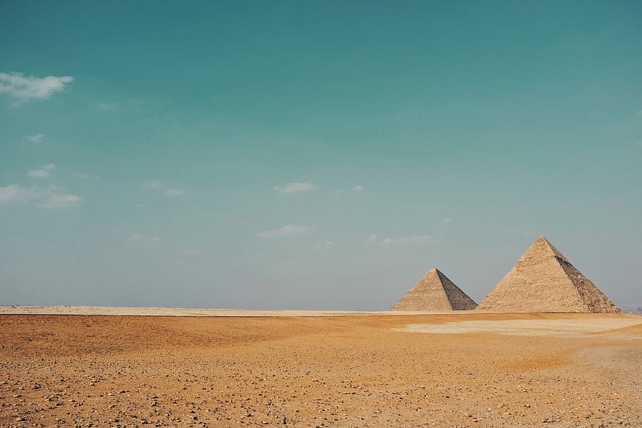 Pyramids In Egypt, Travel, Africa, Antique, Desert, - Pyramid - HD Wallpaper 