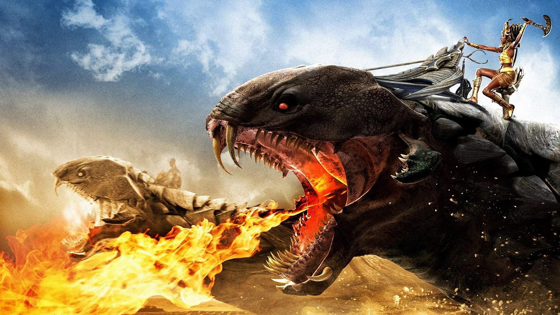 Gods Of Egypt Giant Snakes - HD Wallpaper 