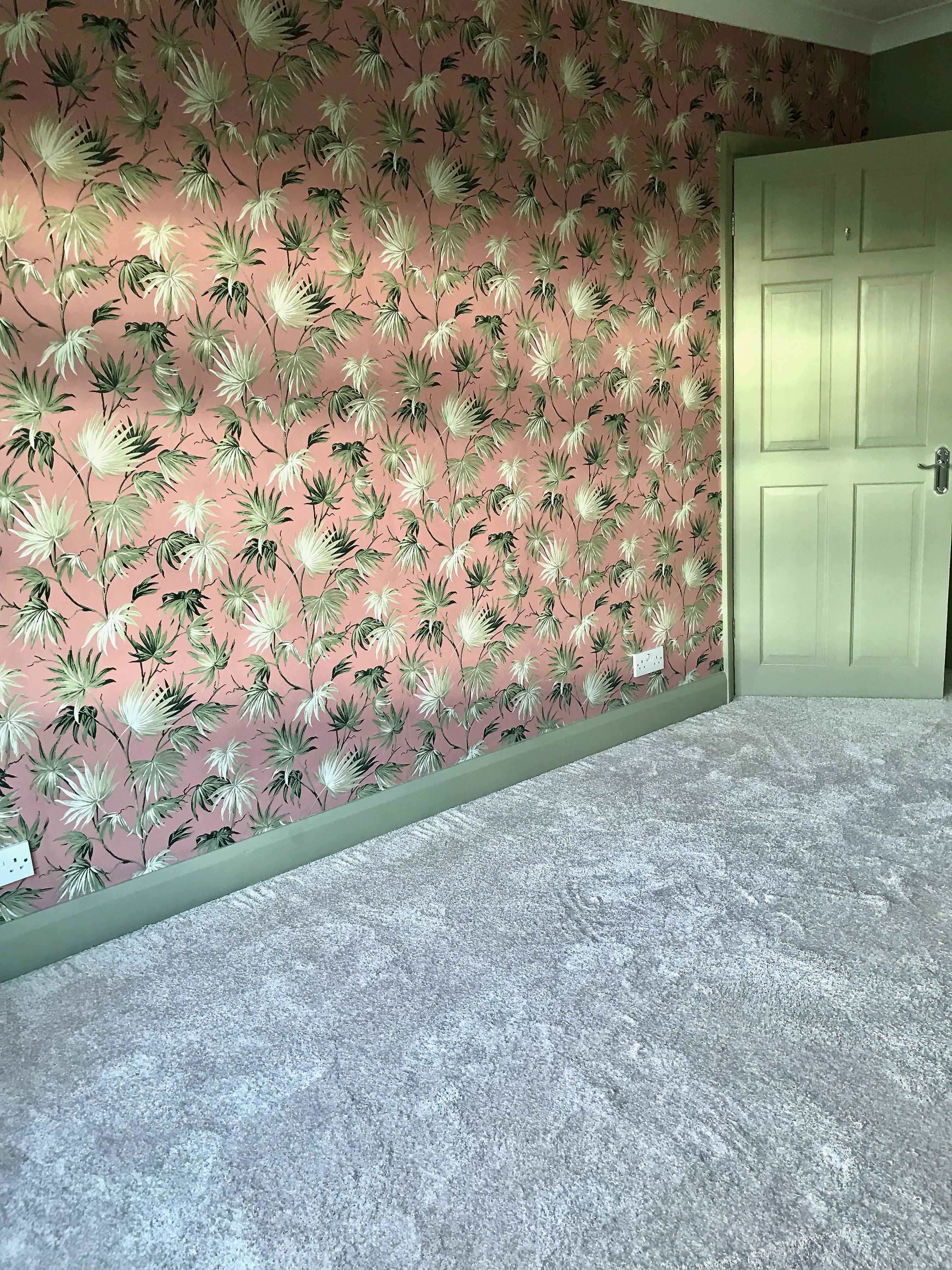 Our Decadent, Elegant Art Deco Inspired Bedroom Makeover - Floor - HD Wallpaper 