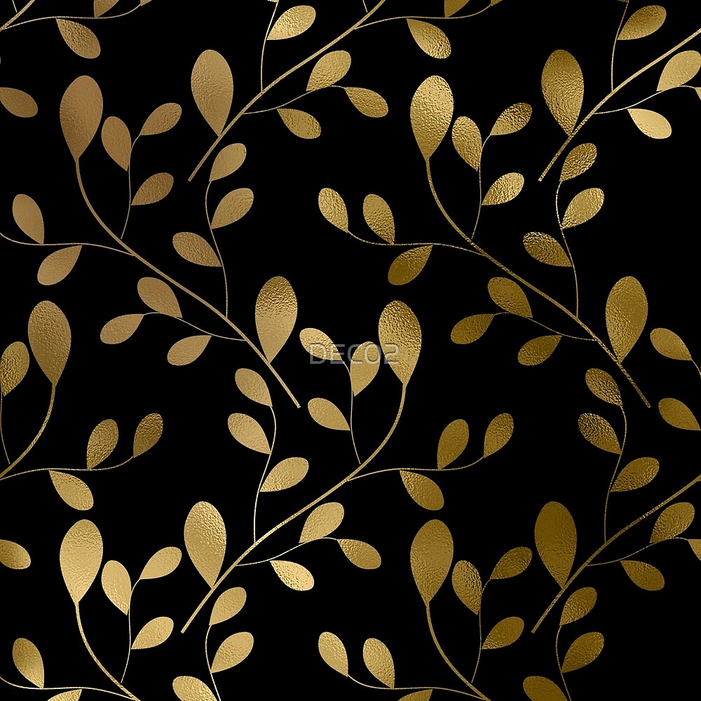 Artdeco Leaves - HD Wallpaper 