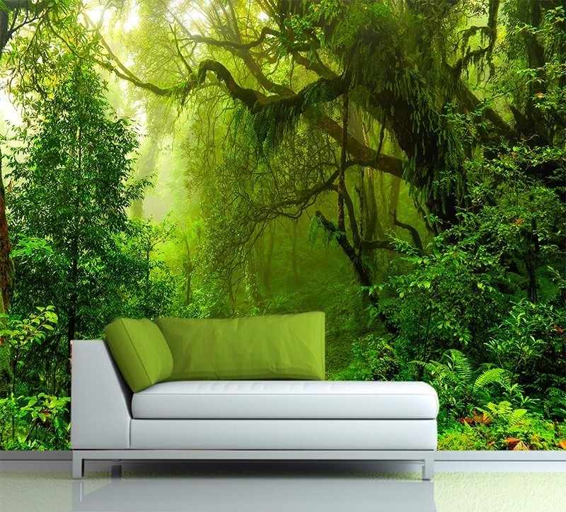 Tree Jungle Wallpaper Hd - HD Wallpaper 