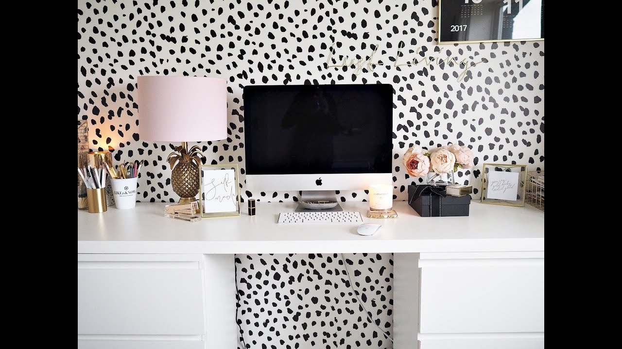 Office Desk Ikea Home Office Hacks - HD Wallpaper 