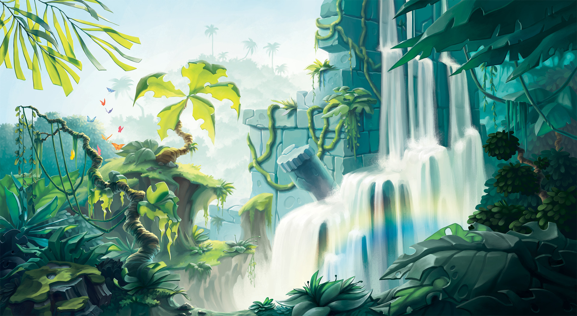 Waterfall - HD Wallpaper 