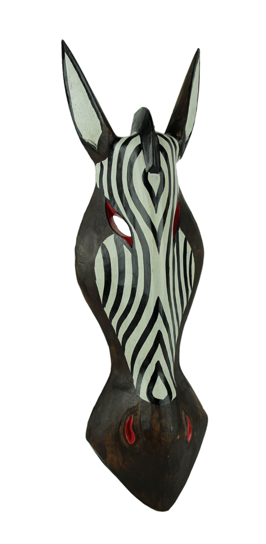 African Zebra Mask - HD Wallpaper 