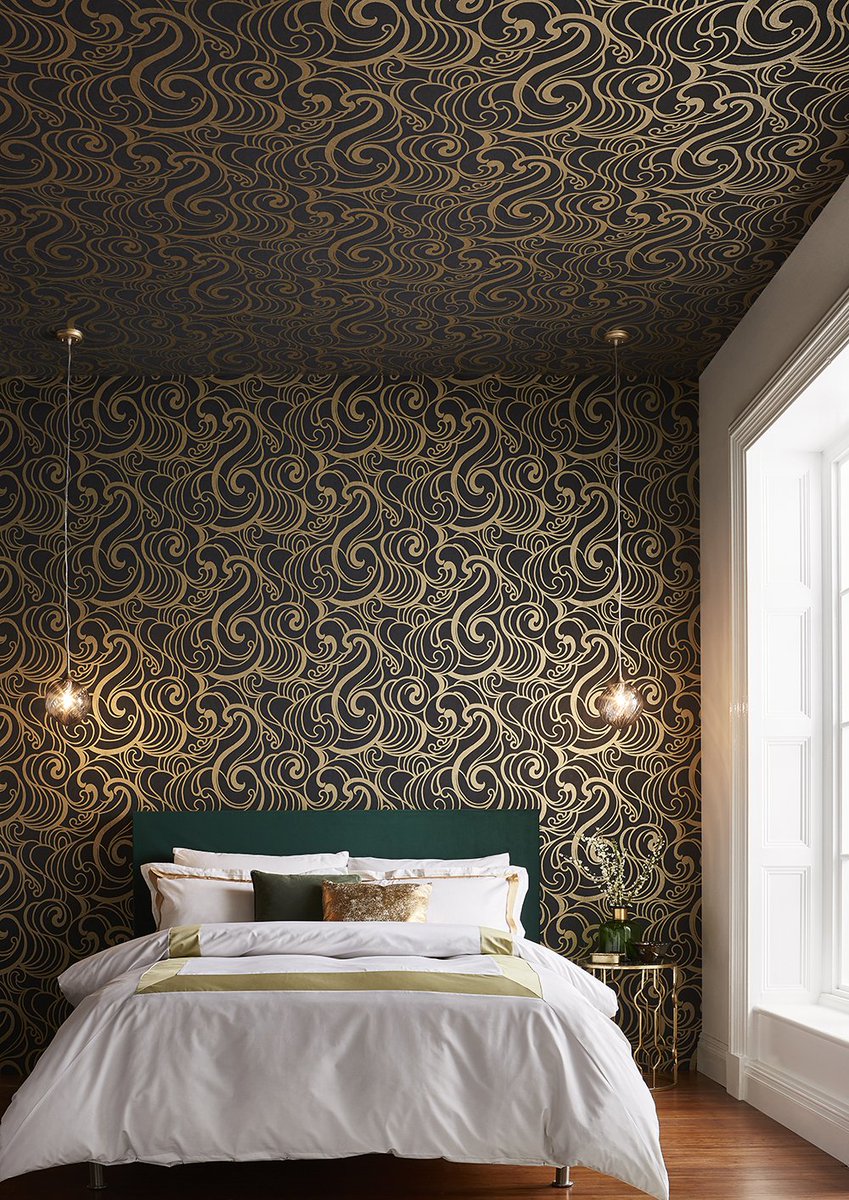 Brown Wallpaper Design For Bedroom - HD Wallpaper 